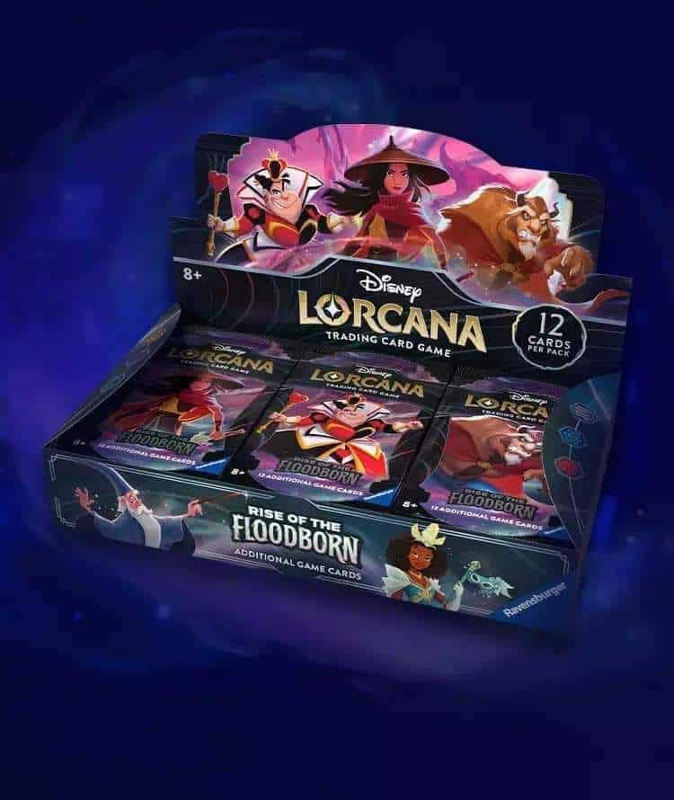 Image du display pour le chapitre 2 de Lorcana avec 24 boosters.