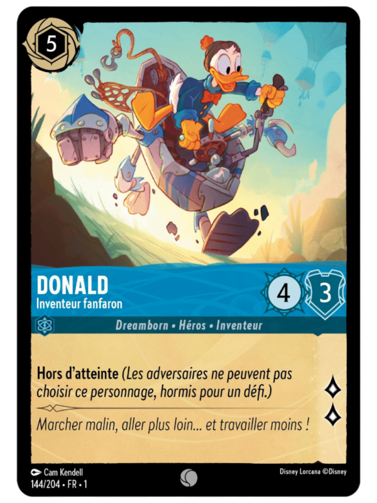 144 lorcana chapitre 1 carte bleue