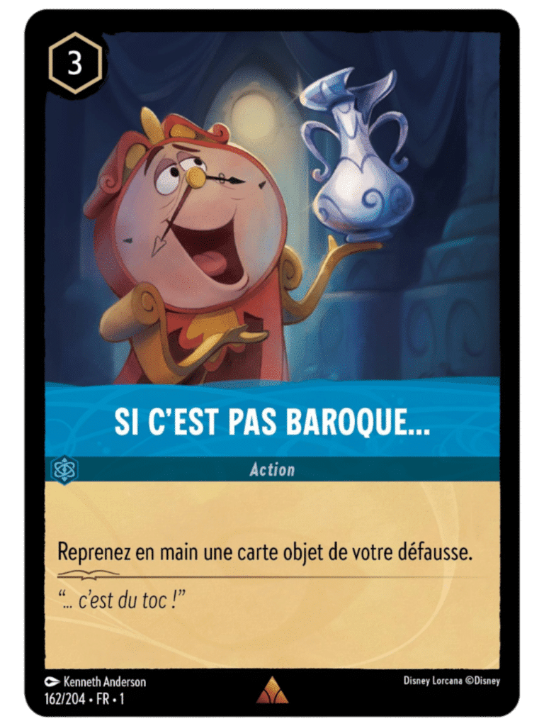 162 lorcana chapitre 1 carte bleue