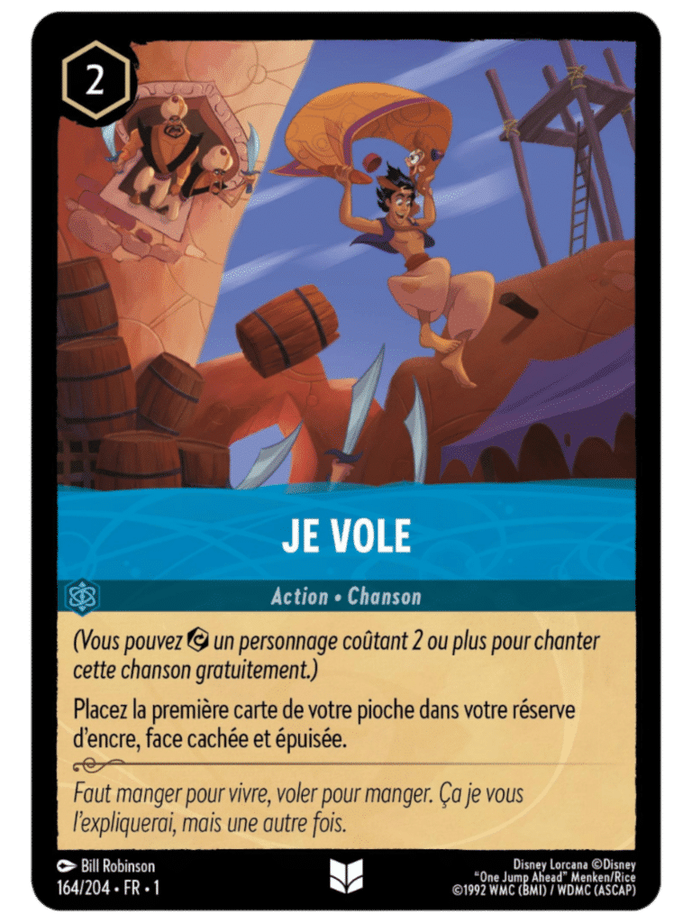 164 lorcana chapitre 1 carte bleue