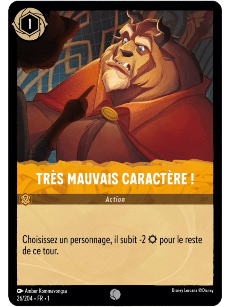 26 njds LORCANA chapitre 1 carte