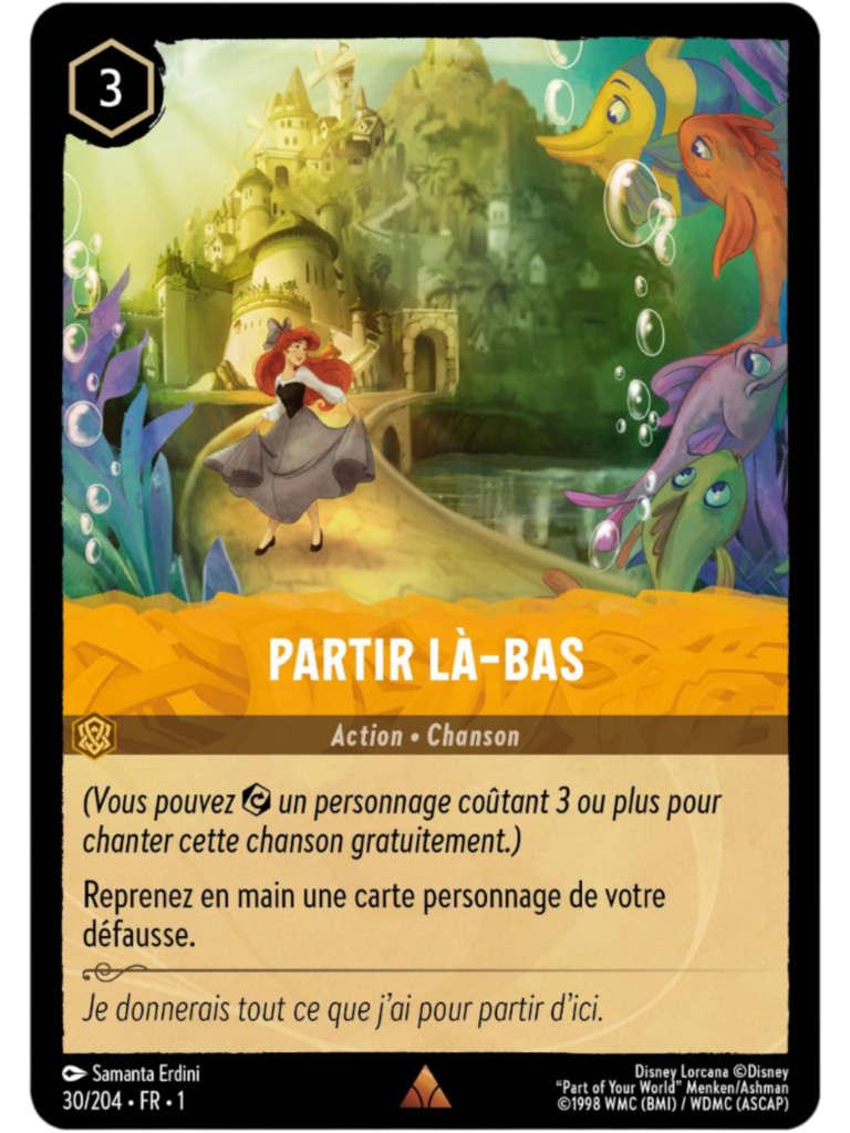 30 njds LORCANA chapitre 1 carte