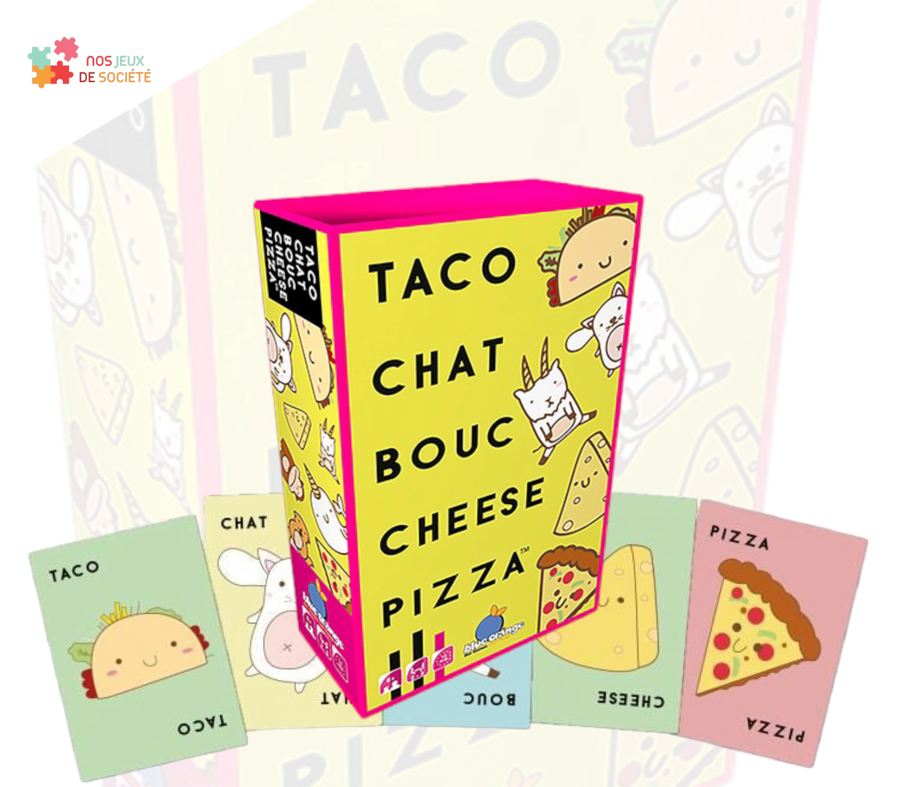 taco chat bouc cheese pizza