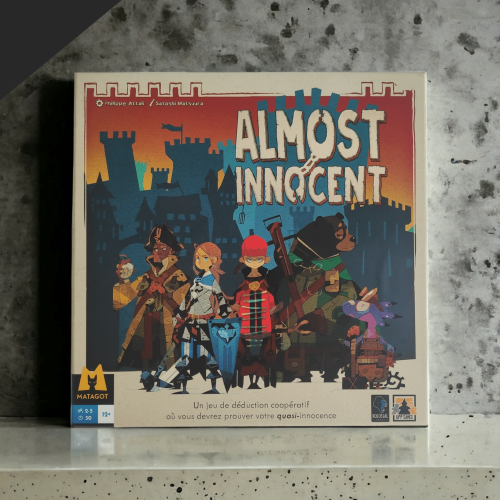 boite du jeu "almost innocent"